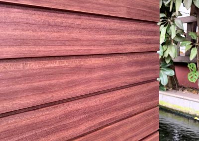 Sicaro premium hardwoods Rain Siding